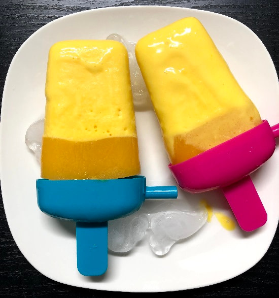 Mango Duet Ice Cream Recipe Easy Mango Popsicles Recipe No Cook Mango Bar Veg Indian Recipes